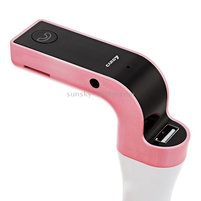 Multifunctional Bluetooth Car Charger with Car Full Frequency FM Transmitter / Stereo MP3 Player for iPhone 6s & 6s Plus, Galaxy Note 5 & S6 Edge+, and Most Bluetooth Mobile Devices(Pink) Multifunctional Bluetooth Car Charger with Car Full Frequency FM Transmitter / Stereo MP3 Player for iPhone 6s & 6s Plus, Galaxy Note 5 & S6 Edge+, and Most Bluetooth Mobile Devices(Pink)