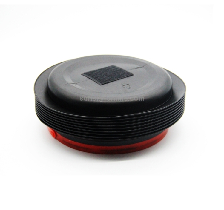 Contenedor plegable mágico para coche 4L, tamaño de pliegue: 18 x 18 x 6,5 cm (negro) - 4