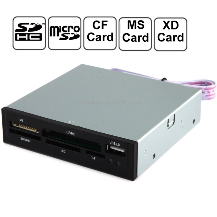 3.5 inch USB SD MMC XD TF Card Reader Internal MS CF MD 