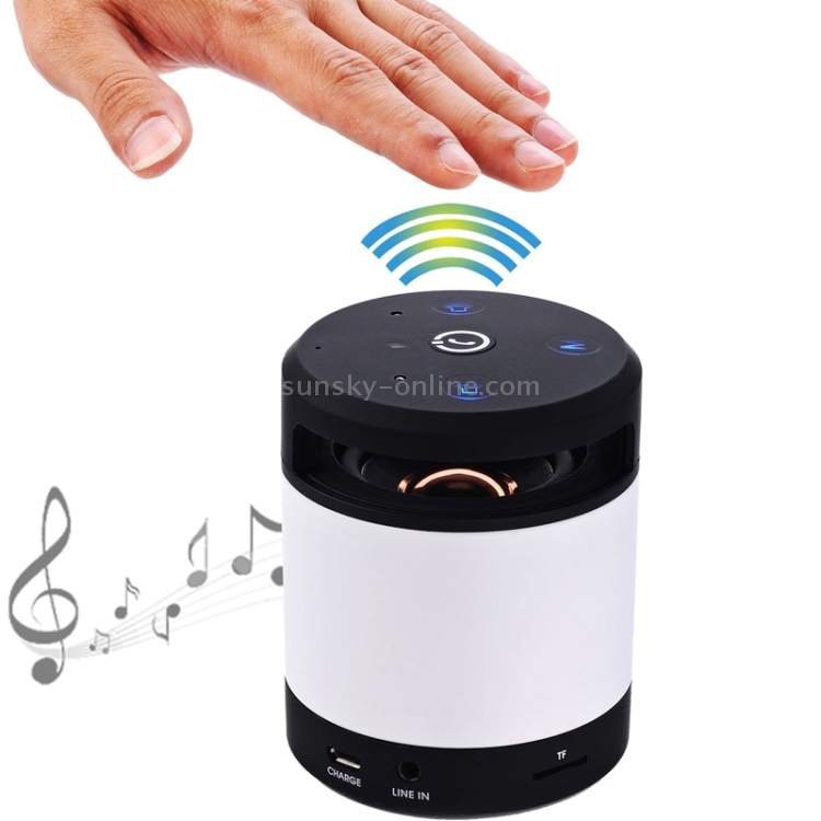 Gookee G8 Silver, Bluetooth V3.0 Wave Remote Sensing Speaker with Stunning Bass / Intelligent Voice Prompt / Handsfree, Support TF Card (Up to 32GB) Gookee G8 Silver, Bluetooth V3.0 Wave Remote Sensing Speaker with Stunning Bass / Intelligent Voice Prompt / Handsfree, Support TF Card (Up to 32GB)