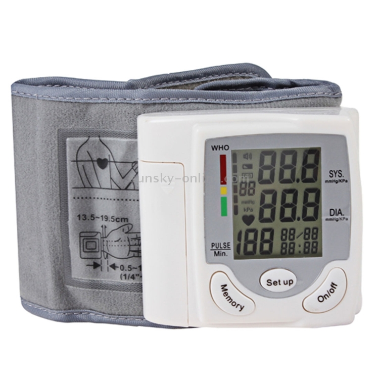 Buy Wholesale China Ck-w355 Rechargeable Wrist Digital Blood Pressure  Monitor Heart Rate Monitoring Voice Broadcast & Sphygmomanometer at USD  10.5