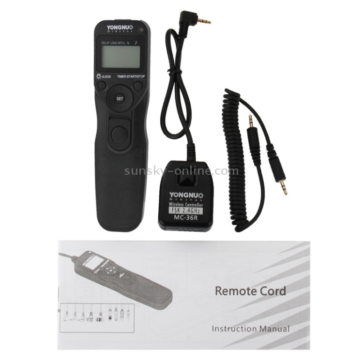 YONGNUO MC36R C1 Wireless Timer Remote Controller Shutter Release for Canon 60D / 350D / 450D