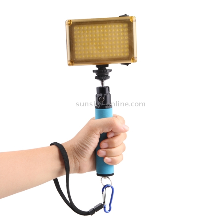 Lightweight and Portable Orange Camera LED Flash Light Holder Sponge Steadicam Handheld Monopod with Gimbal for SLR Camera Color : Red 