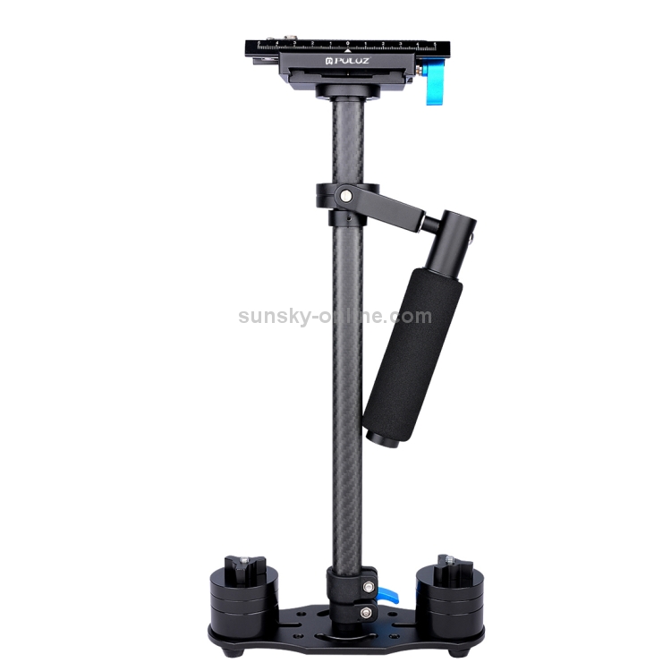 PULUZ 38.5-61cm Carbon Fiber Handheld Stabilizer for DSLR & DV Digital ...