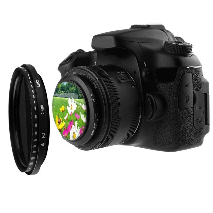 thumbnail image 2 of 58mm Variable ND Filter ND2 - ND400 Neutral Density For Canon Nikon Sony Olympus 2 of 9