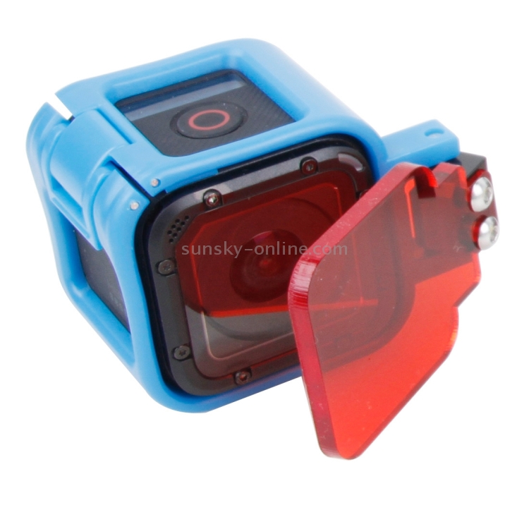 Low-Profile Frame Mount for GoPro HERO5 Session /HERO4 Session/Hero Session,with Filter Together Camera Accessories Color : Blue