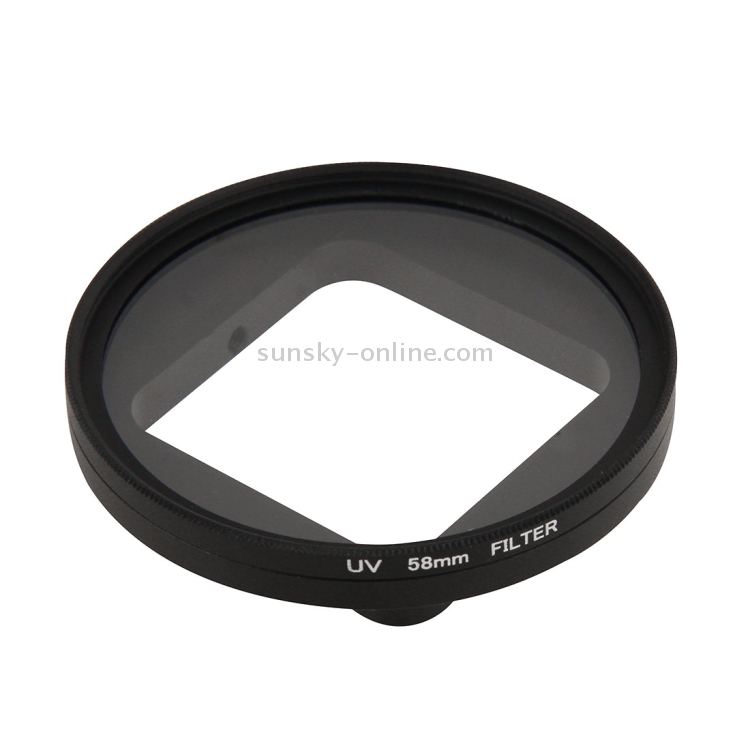 Yellow Filter Chaomin 6 in 1 58mm ND2 Lens Filter UV Lens Filter Red Filter FLD Filter Filter Adapter Ring Kitt for GoPro HERO5 Session / HERO4 Session Reliable CPL Filter