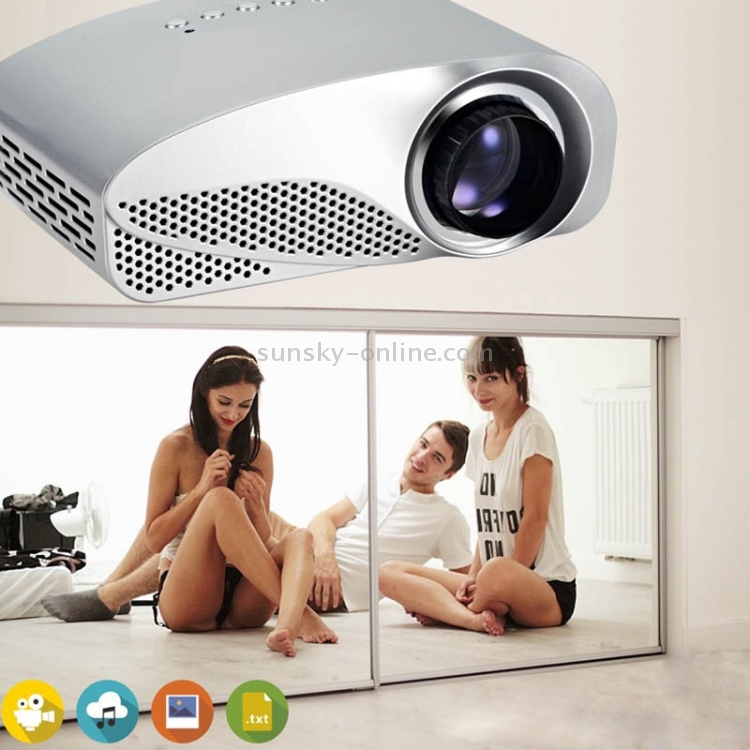 Vivibright GP8S Portable Micro Projector Home Theater Projector with ...