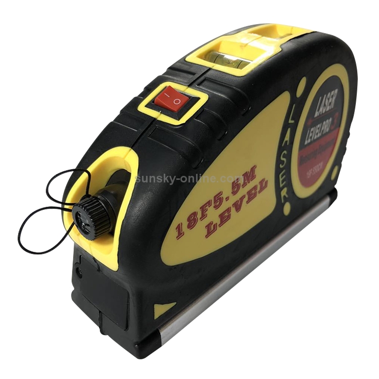 Laser Level with Tape Measure Pro (550cm), LV05(Yellow)
