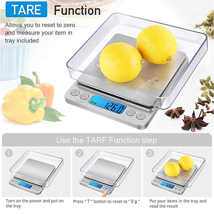 Next-shine 0.1g to 2000g Top Digital Pocket Kitchen Food Scale 