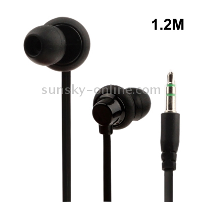 3 x 4 12 Variation In Ear Earphone, Cable Length: 1.2m(Black) 3 x 4 12 Variation In Ear Earphone, Cable Length: 1.2m(Black)