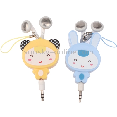 3.5mm Cartoon Pendant Retractable Cable Earphone Headphone with Clip for Mobile Cell Phone/ MP3/ MP4 Player (Random Delivery) 3.5mm Cartoon Pendant Retractable Cable Earphone Headphone with Clip for Mobile Cell Phone/ MP3/ MP4 Player (Random Delivery)