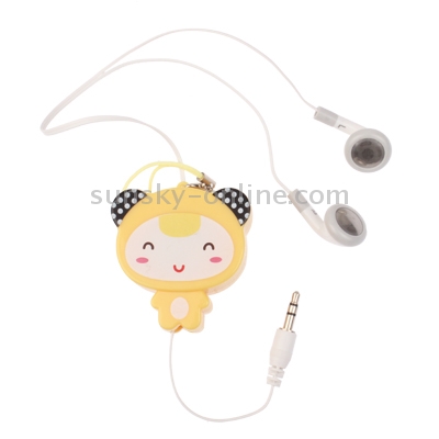 3.5mm Cartoon Pendant Retractable Cable Earphone Headphone with Clip for Mobile Cell Phone/ MP3/ MP4 Player (Random Delivery) 3.5mm Cartoon Pendant Retractable Cable Earphone Headphone with Clip for Mobile Cell Phone/ MP3/ MP4 Player (Random Delivery)