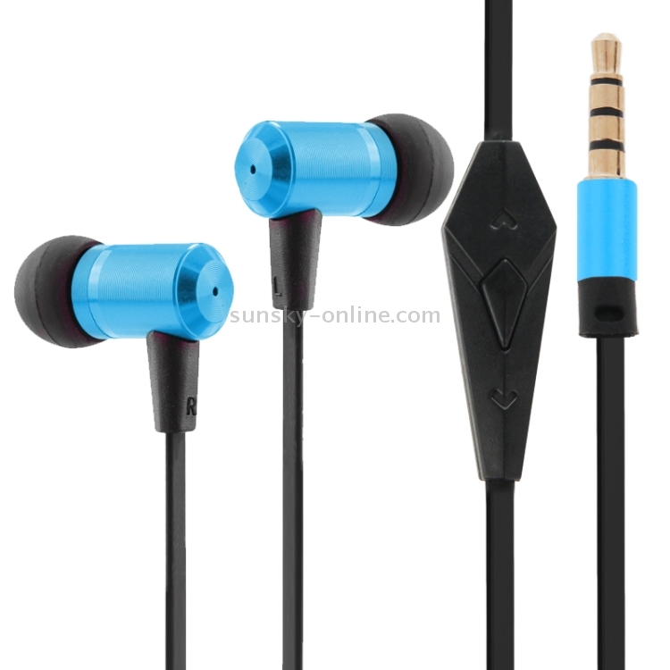 OVLENG Stereo Hands-free Earphone with Mic, Length: 1.2m(Blue) OVLENG Stereo Hands-free Earphone with Mic, Length: 1.2m(Blue)