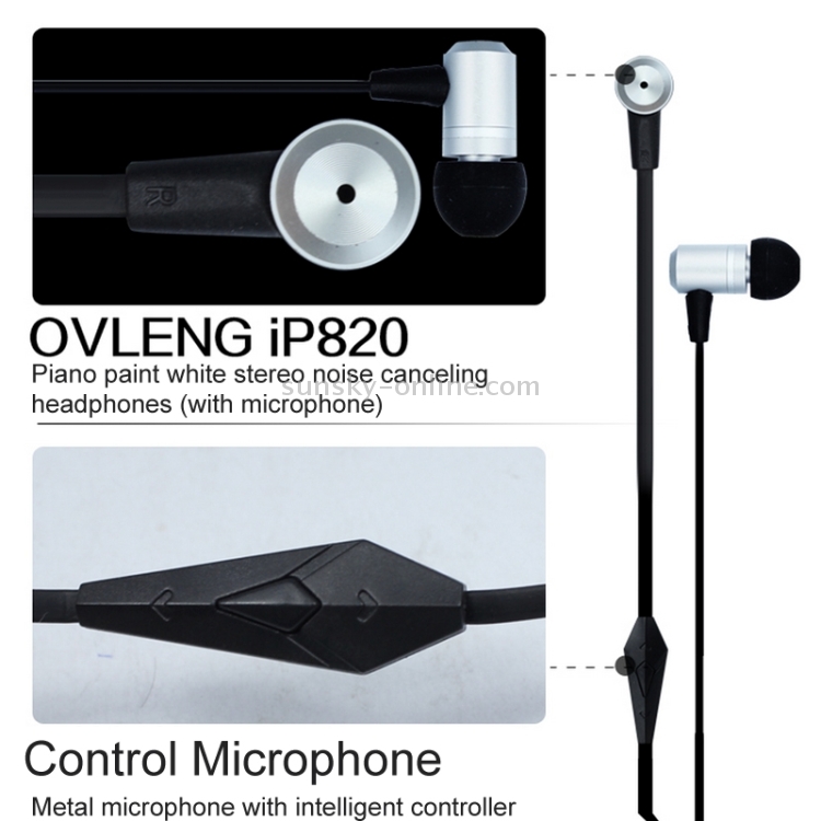OVLENG Stereo Hands-free Earphone with Mic, Length: 1.2m(Blue) OVLENG Stereo Hands-free Earphone with Mic, Length: 1.2m(Blue)