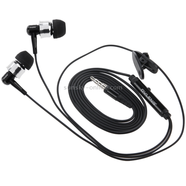 OVLENG Stereo Hands-free Earphone with Mic, Length: 1.2m