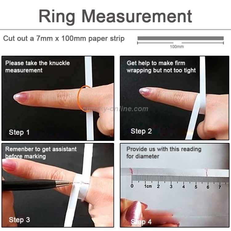 Можно ли узнать размер кольца по фото