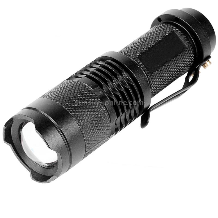 Torcia a LED con obiettivo zoom SK68 180lm