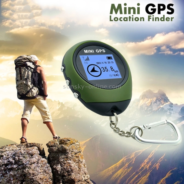 Llavero de mano Mini GPS Navegación USB Recargable Localizador de