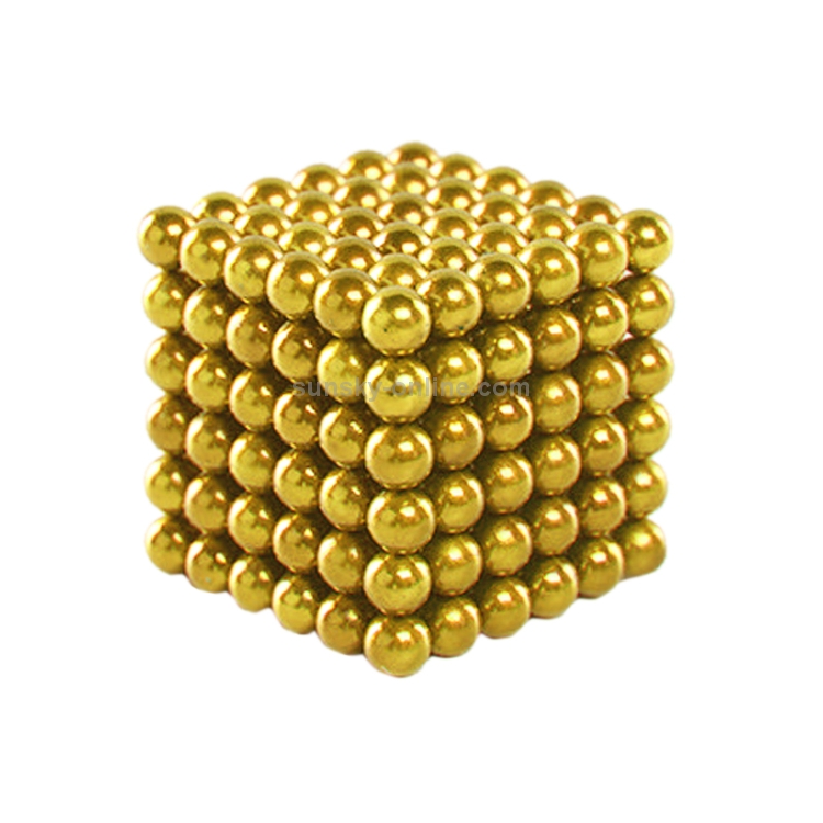 216 PCs Buckyballs magnetische ballen / magische puzzel magneetballen (goud)