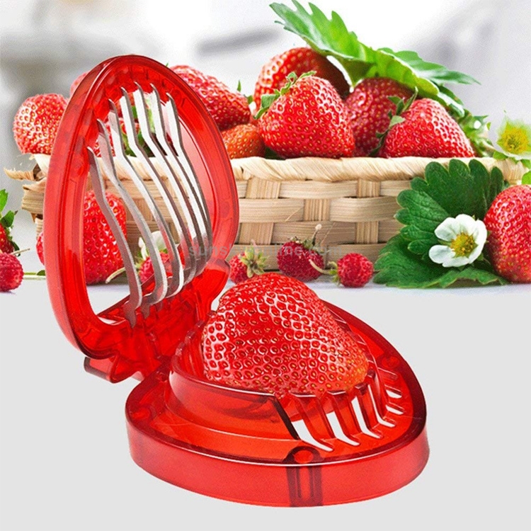 2 piezas de utensilio de cocina para rebanar fresas, accesorios de