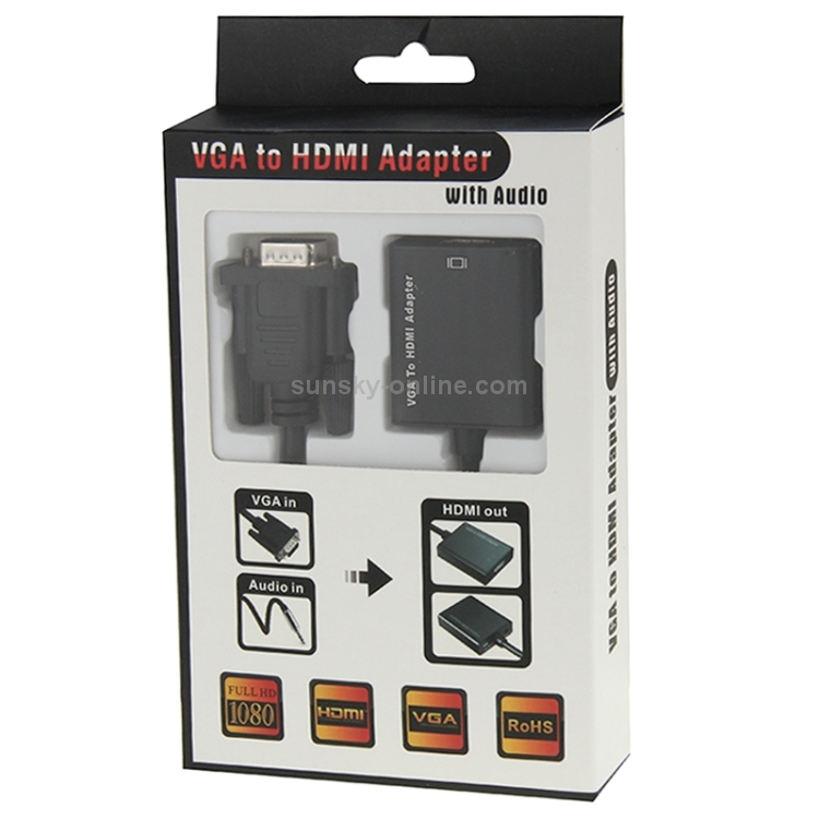 Adaptador convertidor escalador HDMI 4K x 2K para video HDCP 1080P a Ultra HD - 4