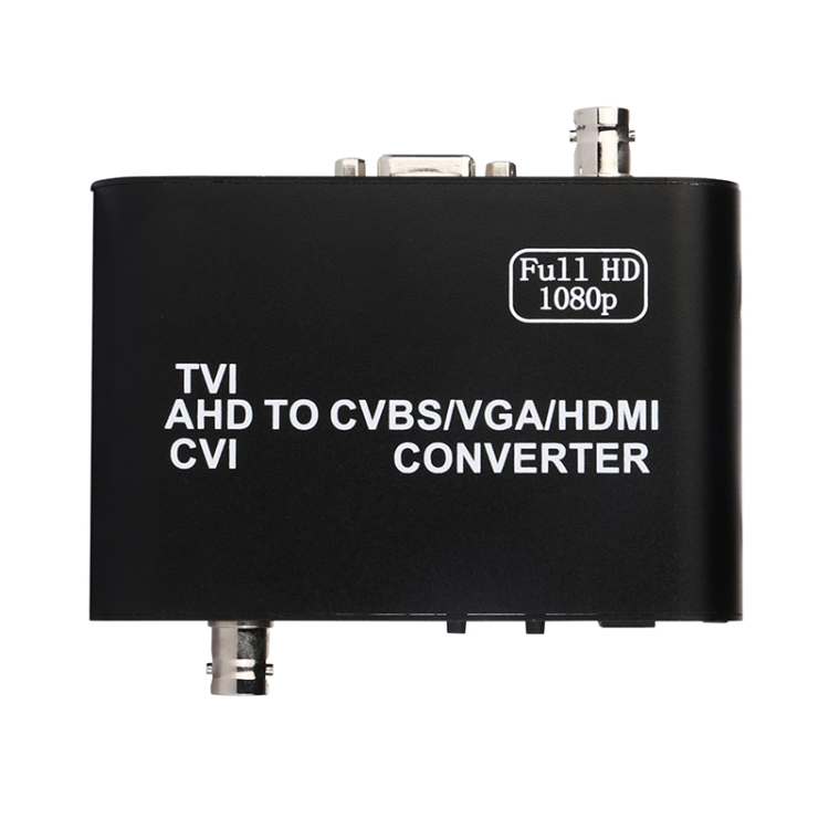 Full HD 1080P TVI / AHD / CVI to CVBS / VGA / HDMI Video Converter ...