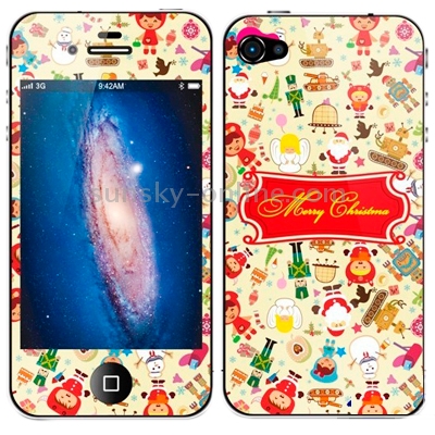 MiNi Christmas Screen Protector for iPhone 4 & 4S MiNi Christmas Screen Protector for iPhone 4 & 4S