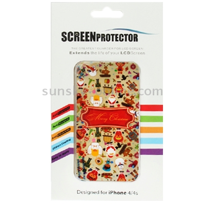 MiNi Christmas Screen Protector for iPhone 4 & 4S MiNi Christmas Screen Protector for iPhone 4 & 4S