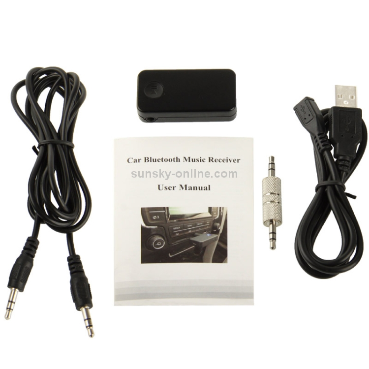 Link-CZBT03 Car Bluetooth Music Receiver with Stereo Output, Wireless Distance: 10m(Black) Link-CZBT03 Car Bluetooth Music Receiver with Stereo Output, Wireless Distance: 10m(Black)