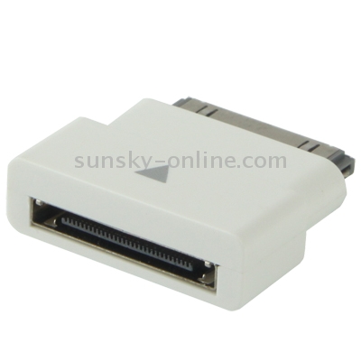 30Pin Male to 30Pin Female Dock Extender for iPhone, iPad and iPod(White) 30Pin Male to 30Pin Female Dock Extender for iPhone, iPad and iPod(White)