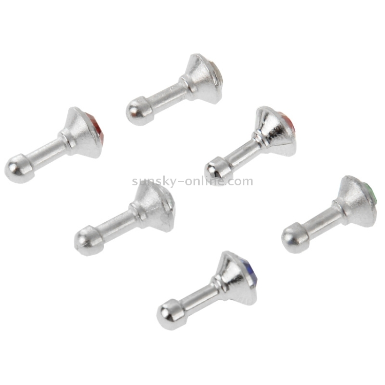 100 PCS Diamond Earrings Stud 3.5mm for iPhone 4 & 4S 100 PCS Diamond Earrings Stud 3.5mm for iPhone 4 & 4S