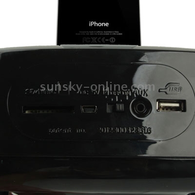 HH-015 High-fidelity 5V Power Supply Digital Speaker with FM Radio & Charger Function, Support 16GB (Max) SD Card Memory Input, Applications for iPhone 4 & 4S / 3GS, Mobile Phone / Mp3 / Mp4 / PSP / PC and other 3.5mm jack Mobile Device(Black) HH-015 High-fidelity 5V Power Supply Digital Speaker with FM Radio & Charger Function, Support 16GB (Max) SD Card Memory Input, Applications for iPhone 4 & 4S / 3GS, Mobile Phone / Mp3 / Mp4 / PSP / PC and other 3.5mm jack Mobile Device(Black)