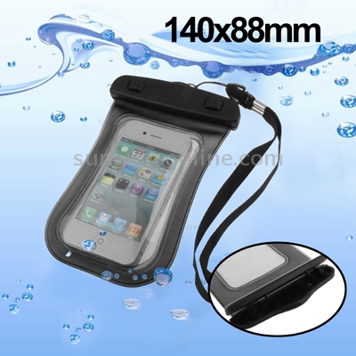 Waterproof Bag with Strap for Digital Camera, iPhone 4 & 4S / 3GS / 3G, iPod touch and Other Similar Size Mobile Phones (Size: 140x88mm)(Grey) Waterproof Bag with Strap for Digital Camera, iPhone 4 & 4S / 3GS / 3G, iPod touch and Other Similar Size Mobile Phones (Size: 140x88mm)(Grey)