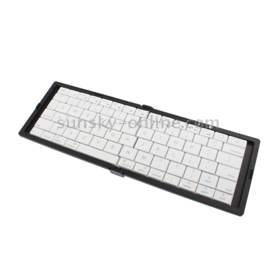 Folding Plastic Bluetooth Keyboard with Holder for iPhone 6 & 6S / iPhone 5 & 5C & 5S / iPhone 4 & 4S(White) Folding Plastic Bluetooth Keyboard with Holder for iPhone 6 & 6S / iPhone 5 & 5C & 5S / iPhone 4 & 4S(White)
