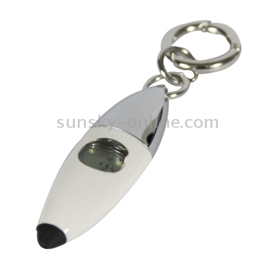 2 in 1 Antistatic Bullet Static Discharger Keychain with Touch Pen