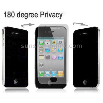 2 way 180 Degree Privacy Anti Glare Screen Protector for iPhone 4 & 4S 2 way 180 Degree Privacy Anti Glare Screen Protector for iPhone 4 & 4S
