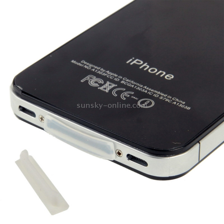 100 PCS Dock Plug Anti-dust Stopper for iPhone 4 & 4S(Transparent) 100 PCS Dock Plug Anti-dust Stopper for iPhone 4 & 4S(Transparent)