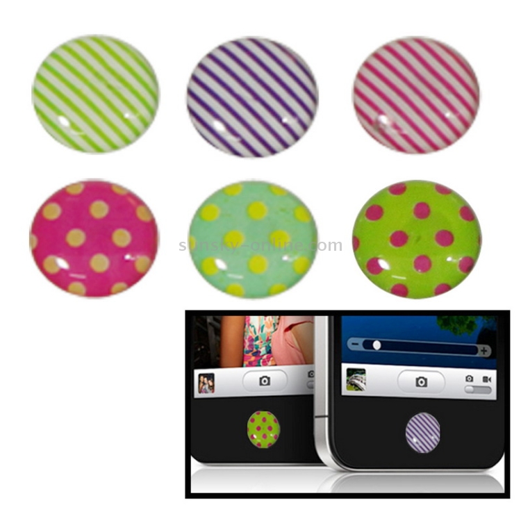 6 PCS High Quality Button Epoxy Sticker for iPhone 4 & 4S/ iPad/ iPod Touch 6 PCS High Quality Button Epoxy Sticker for iPhone 4 & 4S/ iPad/ iPod Touch