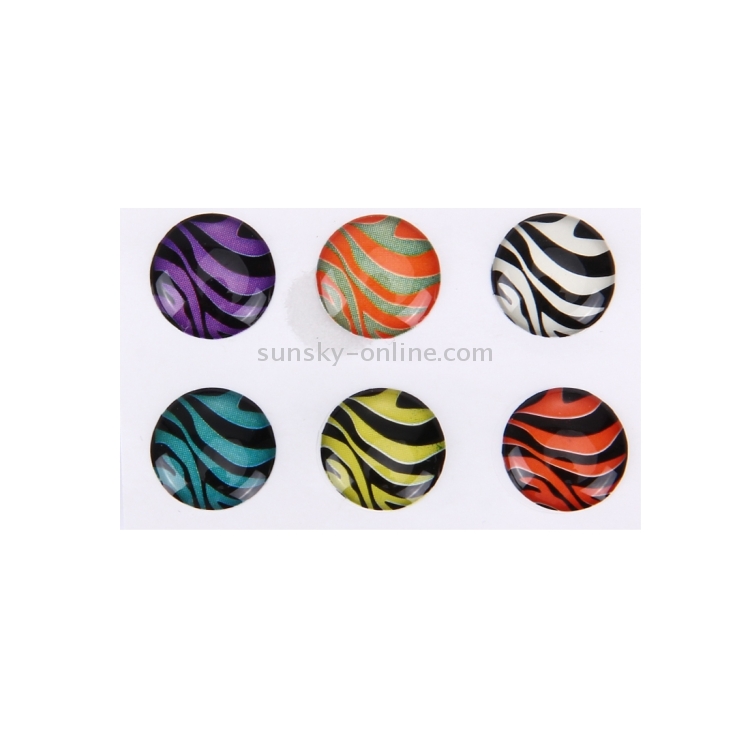 6 PCS High Quality Button Epoxy Sticker for iPhone/ iPad/ iPod Touch 6 PCS High Quality Button Epoxy Sticker for iPhone/ iPad/ iPod Touch