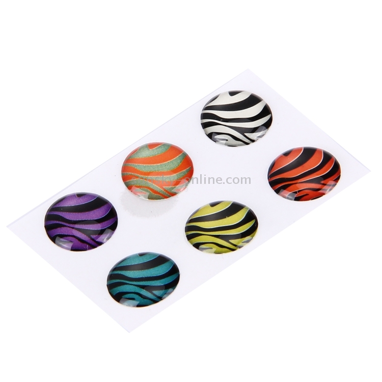 6 PCS High Quality Button Epoxy Sticker for iPhone/ iPad/ iPod Touch 6 PCS High Quality Button Epoxy Sticker for iPhone/ iPad/ iPod Touch