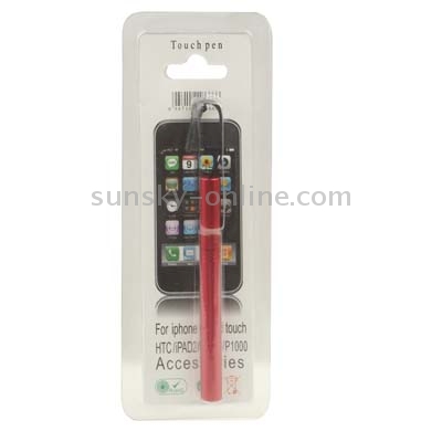 Metal Touch Screen Stylus for iPhone 6 / 6 Plus, 5 / 5S / 5C, 4 / 4S, iPad Air / iPad 4 / iPad mini/mini 2 Retina, All Capacitive Screen(Red)