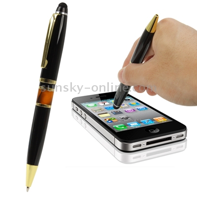 2 in 1 Stylus Touch Pen + Ball Pen for iPhone 4 & 4S / 3GS / 3G / iPad 2 / iPad / All Capacitive Screen Products(Black) 2 in 1 Stylus Touch Pen + Ball Pen for iPhone 4 & 4S / 3GS / 3G / iPad 2 / iPad / All Capacitive Screen Products(Black)