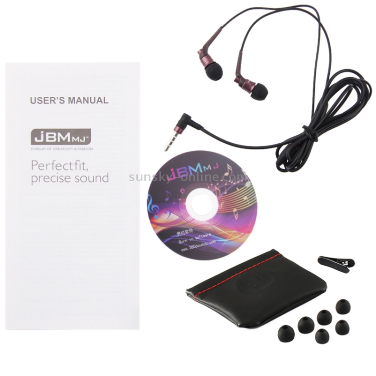 JBM-MJ6600 Perfect Fit Precise Sound In-ear Earphone, Unit diameter: 6mm, Frequency range: 20~20000Hz JBM-MJ6600 Perfect Fit Precise Sound In-ear Earphone, Unit diameter: 6mm, Frequency range: 20~20000Hz