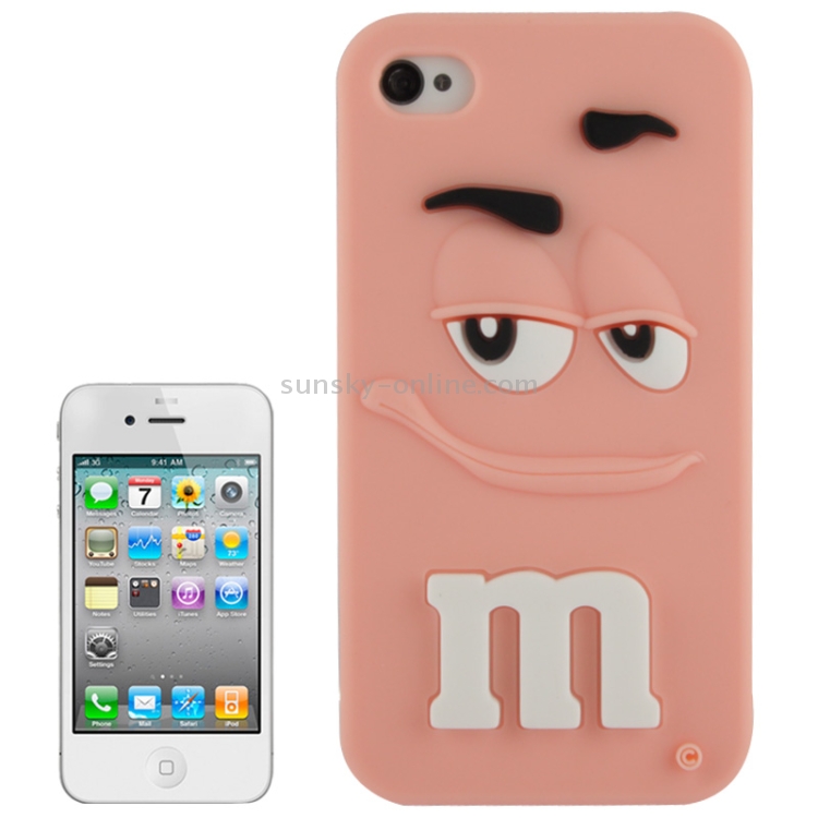 2 in 1 (Front Screen + Back Cover) 3D Film Screen Protector Guard for iPhone 4 & 4S(Pink)