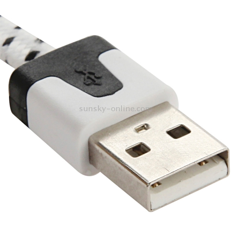 2m Woven Style 30 Pin to USB Data / Charging Cable 2m Woven Style 30 Pin to USB Data / Charging Cable