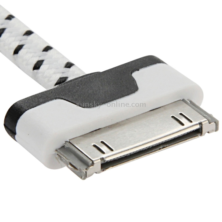 2m Woven Style 30 Pin to USB Data / Charging Cable 2m Woven Style 30 Pin to USB Data / Charging Cable
