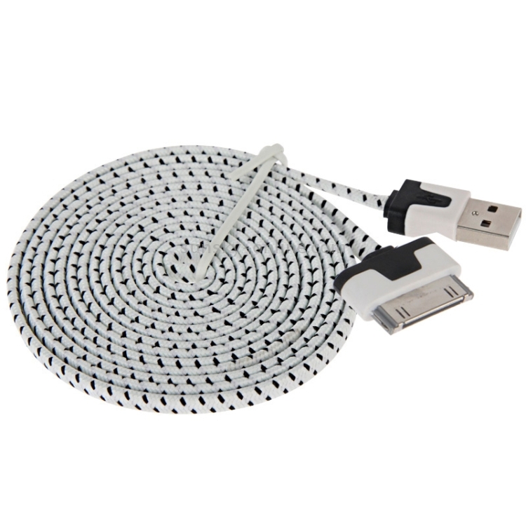 2m Woven Style 30 Pin to USB Data / Charging Cable 2m Woven Style 30 Pin to USB Data / Charging Cable