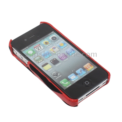 Zebra Texture Plastic Case for iPhone 4 & 4S / iPhone 4 (CDMA), Red Zebra Texture Plastic Case for iPhone 4 & 4S / iPhone 4 (CDMA), Red