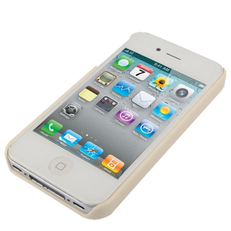 Silver Cross Rivet Plastic Protective Case for iPhone 4 & 4S (Light Yellow) Silver Cross Rivet Plastic Protective Case for iPhone 4 & 4S (Light Yellow)